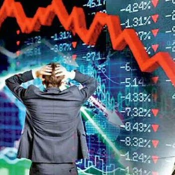 बाजार में तबाही: सेंसेक्स-निफ्टी बड़ी गिरावट के साथ।