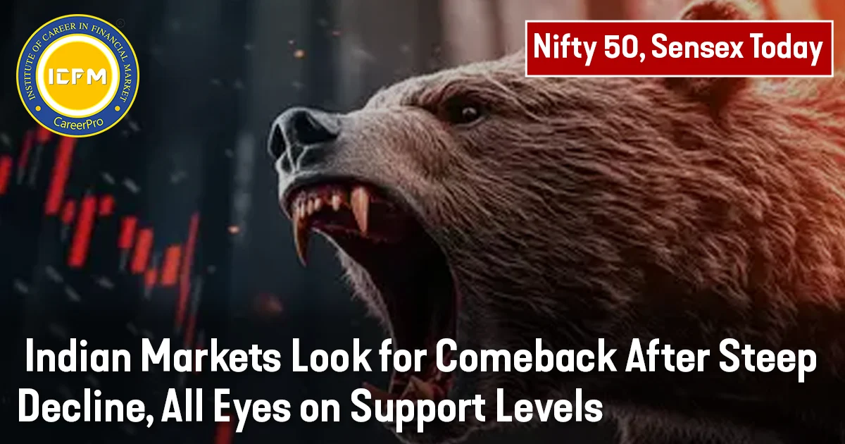 Nifty 50, Sensex Today: Indian Markets Look for Comeback After Steep Decline, All Eyes on Support Levels Detailed news