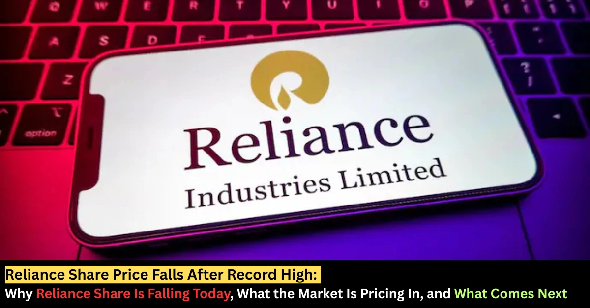 reliance share, reliance share price, why reliance share is falling, ril share price, reliance industries share price
