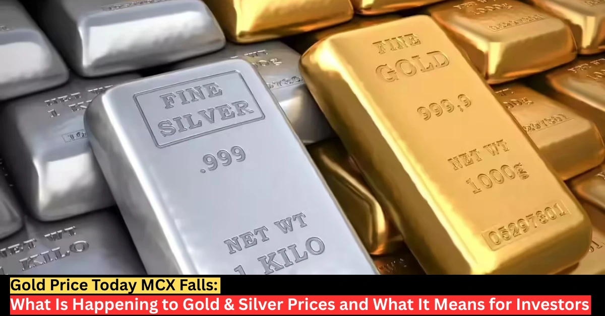 Gold price today on MCX falls as gold and silver rates slip